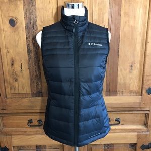 Women's Columbia Turbodown Puffy Vest Black M
